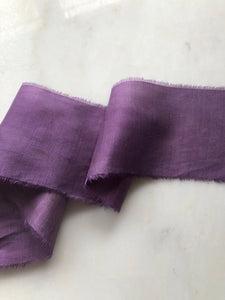 Upcycled Wide Silk Sari Ribbon
