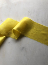 Load image into Gallery viewer, Upcycled Wide Silk Sari Ribbon