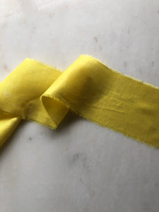 Upcycled Wide Silk Sari Ribbon