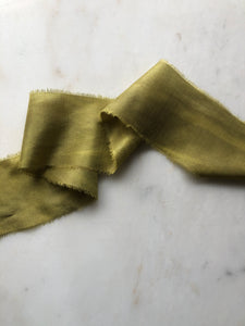 Upcycled Wide Silk Sari Ribbon