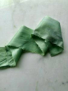 Upcycled Wide Silk Sari Ribbon