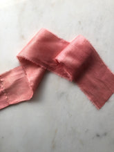 Load image into Gallery viewer, Upcycled Wide Silk Sari Ribbon