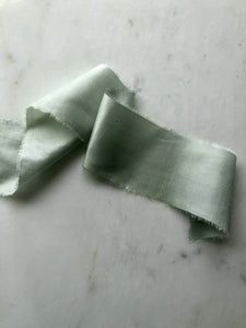 Upcycled Wide Silk Sari Ribbon