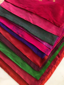 Upcycled Silk Sari Tote Bags
