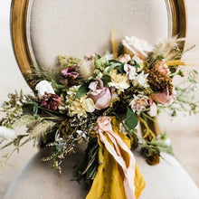 Load image into Gallery viewer, Goldenrod, silk crepe de chine ribbon