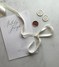 Load image into Gallery viewer, Meringue, narrow cream silk ribbon
