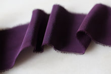 Load image into Gallery viewer, Maeve, violet crepe de chine ribbon