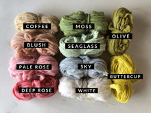 Load image into Gallery viewer, Upcycled Silk Chiffon Sari Ribbon