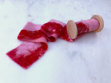 Load image into Gallery viewer, Raspberry Pink Velvet Ribbon