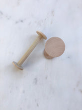 Load image into Gallery viewer, Wooden Spools, handmade + minimalist