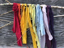 Load image into Gallery viewer, Night, Purple Crepe de Chine Ribbon