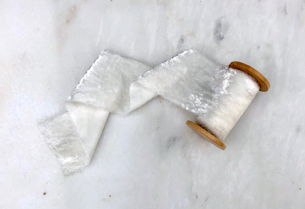 Pearl Velvet Ribbon