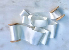 Load image into Gallery viewer, Charmeuse Silk Ribbon, Pearl