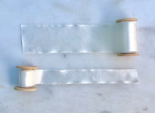 Load image into Gallery viewer, Charmeuse Silk Ribbon, Pearl