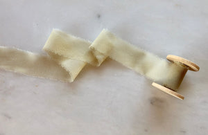 Sage Green, Silk Chiffon Ribbon