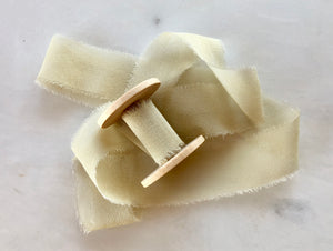 Sage Green, Silk Chiffon Ribbon