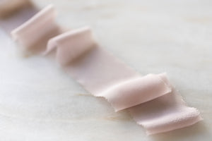 Dusty Rose, Silk Chiffon Ribbon