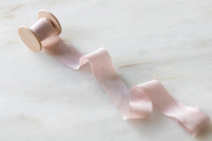 Dusty Rose Silk Ribbon