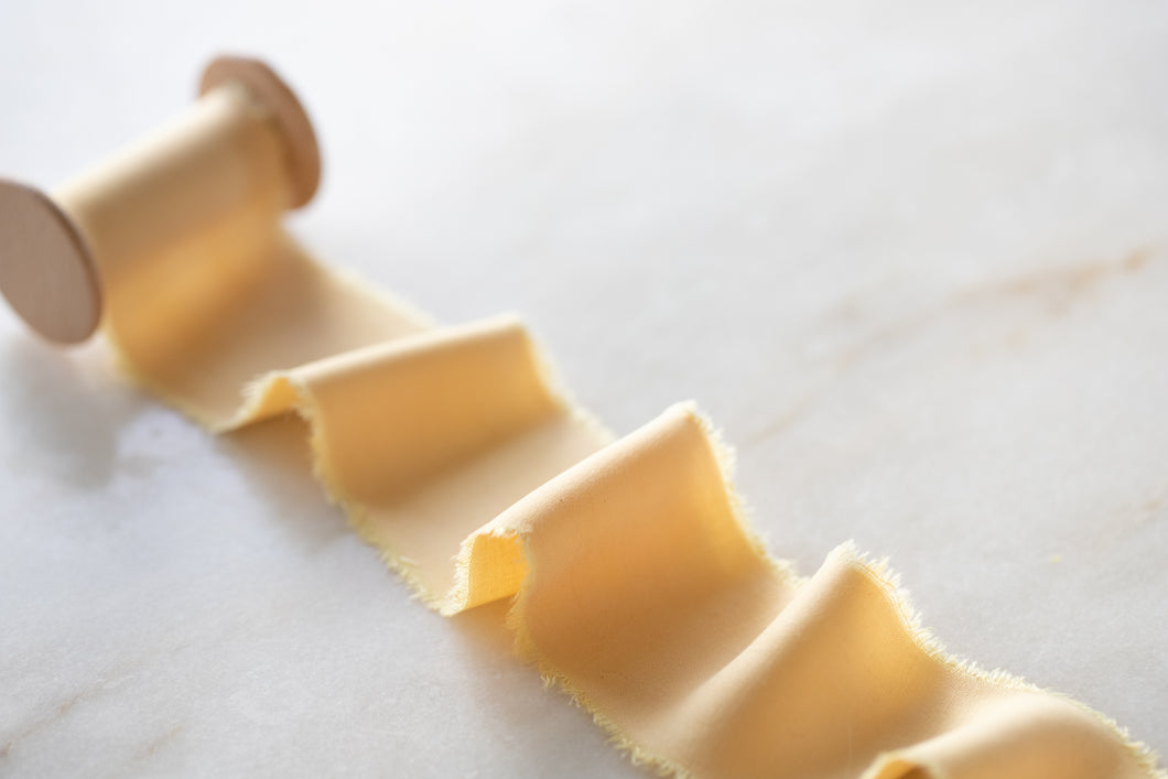 Honey Yellow Bamboo Ribbon
