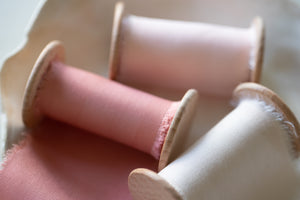 Rose Pink Bamboo Ribbon