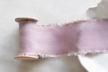 Load image into Gallery viewer, Heather Mauve Bamboo Ribbon