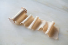 Load image into Gallery viewer, Creme Brûlée, taupe silk crepe de chine ribbon