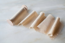 Load image into Gallery viewer, Creme Brûlée, taupe silk crepe de chine ribbon