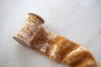 Caramel Velvet Ribbon