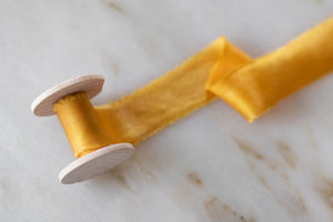Pumpkin Silk Ribbon