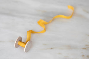 Pumpkin silk ribbon