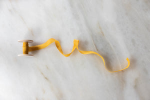Pumpkin silk ribbon