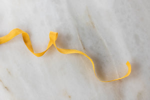 Pumpkin silk ribbon