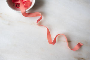 Sedona, sandstone red silk ribbon