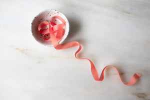 Sedona, sandstone red silk ribbon