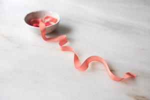 Sedona, sandstone red silk ribbon