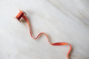 Sedona, sandstone red silk ribbon