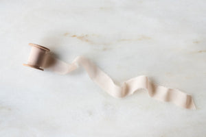 Pale Blush, Silk Chiffon