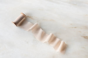Pale Blush, Silk Chiffon