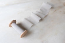 Load image into Gallery viewer, Fog, Gray Silk Chiffon Ribbon