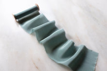 Load image into Gallery viewer, Seaglass, blue-green crepe de chine