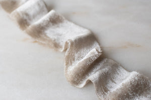 Cloud, Silk Velvet Ribbon