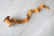 Load image into Gallery viewer, Cognac, Silk Chiffon Ribbon