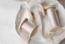 Load image into Gallery viewer, Charmeuse Silk Ribbon, Pale Blush