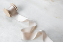 Load image into Gallery viewer, Charmeuse Silk Ribbon, Pale Blush