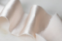 Load image into Gallery viewer, Charmeuse Silk Ribbon, Pale Blush