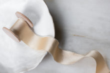 Load image into Gallery viewer, Charmeuse Silk Ribbon, Ivory