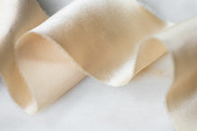 Load image into Gallery viewer, Charmeuse Silk Ribbon, Ivory