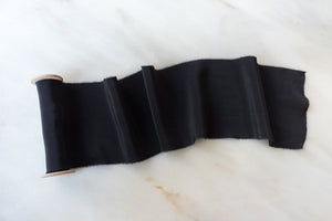 Raven, Black Crepe de Chine