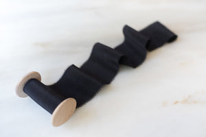 Raven, Black Crepe de Chine