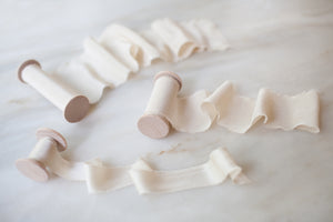 Meringue, cream silk crepe de chine
